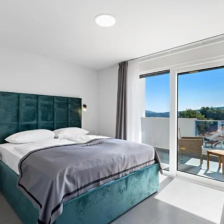 公寓 Luxury Two-Floor Apartment With Private Heated Pool On Terrace And Sea View 4 普利莫顿